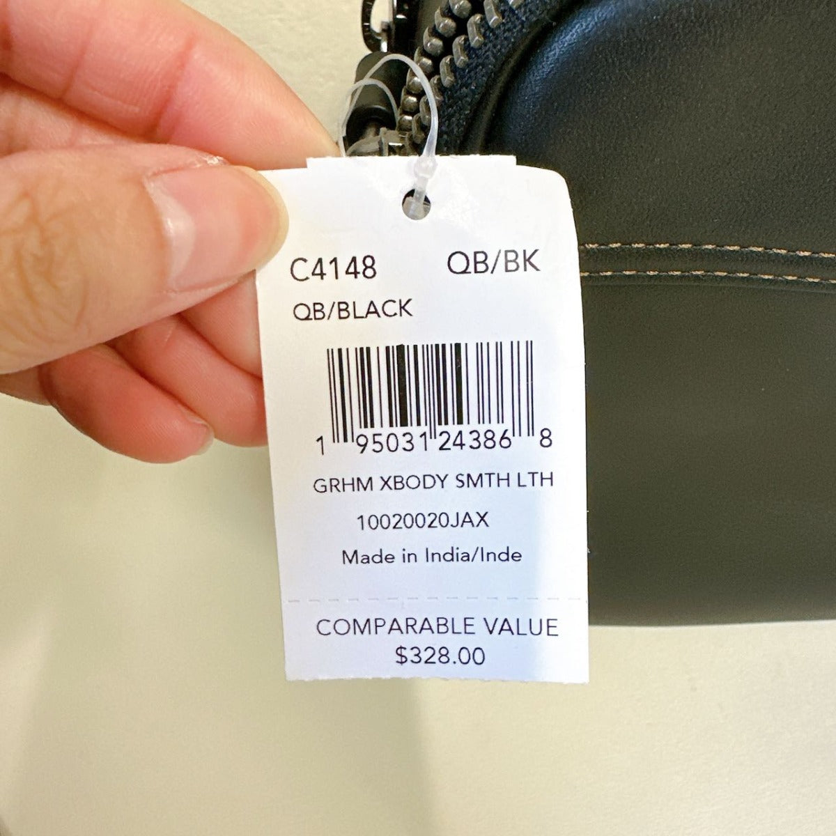 Coach C4148 Graham Crossbody In Black Coach C4148 Graham Crossbody In Black